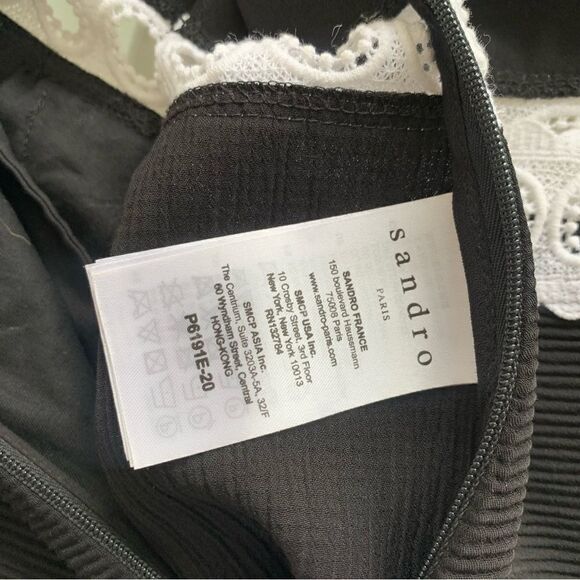 SANDRO BLACK ROMPER - Picture 12 of 15